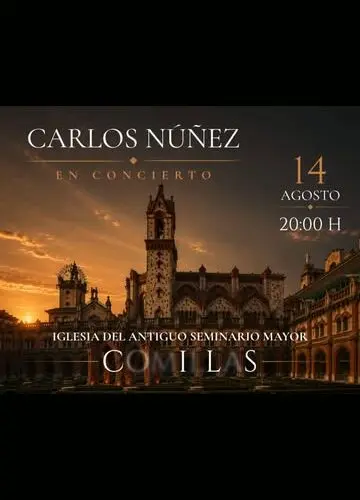 Carlos Núñez en directo en Iglesia del Antiguo Seminario Mayor