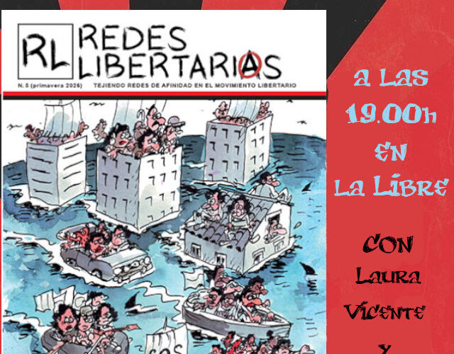 Presentación de la revista Redes Libertarias en La Libre