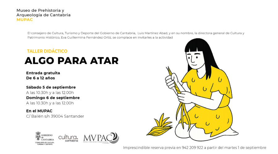 Taller didáctico «Algo para atar» en el MUPAC