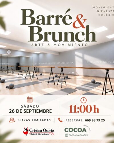 Clase especial de Barré + brunch en Cristina Osorio