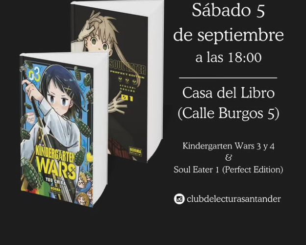 Club de lectura de manga: Kindergarten Wars y Soul Eater