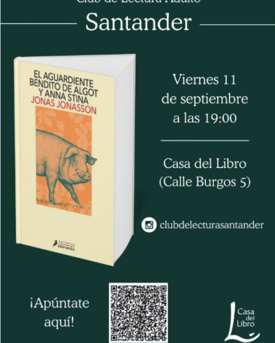 Club de lectura: El aguardiente bendito de Algot y Anna Stina