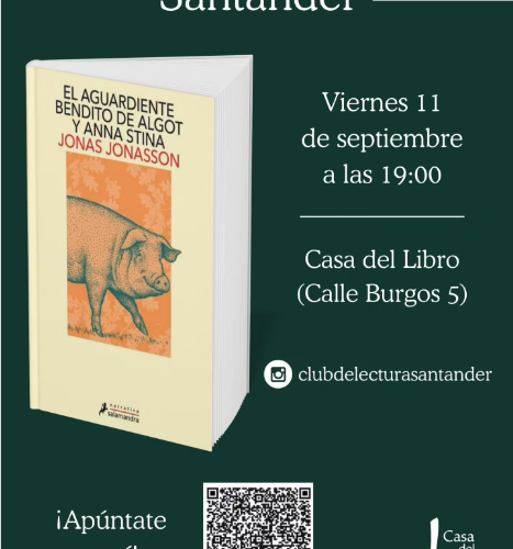 Club de lectura: El aguardiente bendito de Algot y Anna Stina