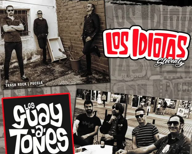 Garage Punk Rock Party: Los Idiotas y los Guay-A-Tones
