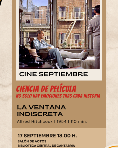 Cine: La ventana indiscreta en la Biblioteca Central de Cantabria