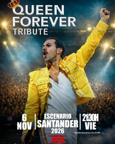 Concierto de Queen Forever Tribute en Escenario Santander