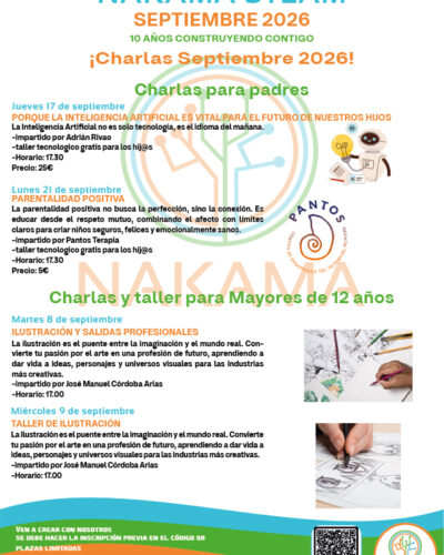 Charla y taller de ilustración para mayores de 12 años