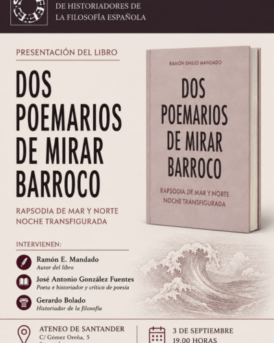 Presentación de Dos poemarios de mirar barroco de Ramón E. Mandado