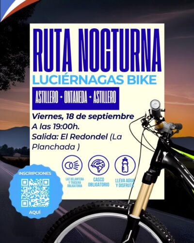 III Ruta Ciclista Nocturna por la Vía Verde del Pas en El Astillero