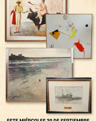 Liquidación del fondo de arte en Galería Cervantes, Santander