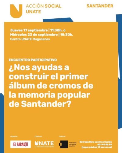 Encuentro participativo: álbum de cromos de la memoria de Santander