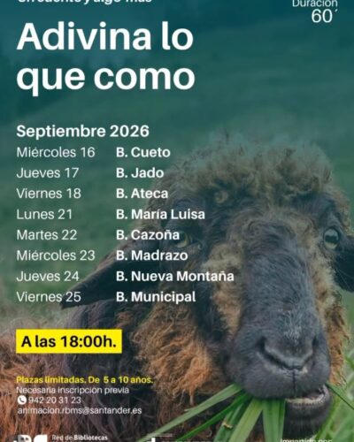 «Adivina lo que como»: animación a la lectura en Santander