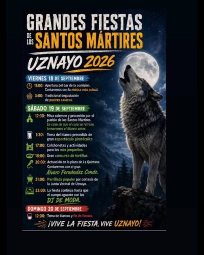 Grandes Fiestas de los Santos Mártires en Uznayo 2026