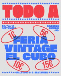Feria Vintage El Cubo en Santander, septiembre 2026