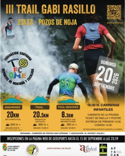 III Trail Gabi Rasillo en Esles, Santa María de Cayón