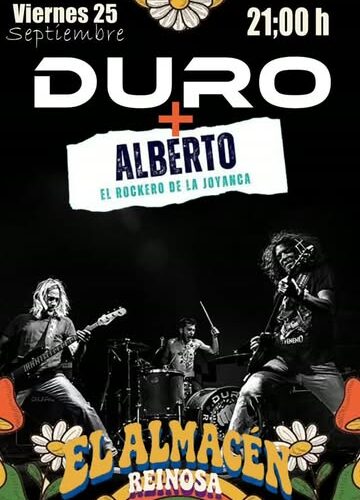Concierto de Duro y Alberto El Rockero en El Almacén, Reinosa