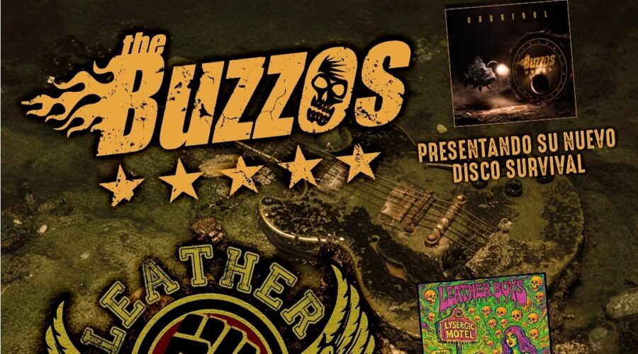 The Buzzos y Leather Boys en directo en Rock Beer The New
