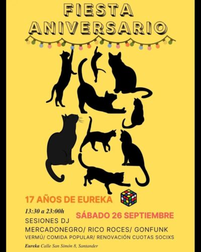 Fiesta 17 Aniversario de Eureka, Santander, 26 septiembre