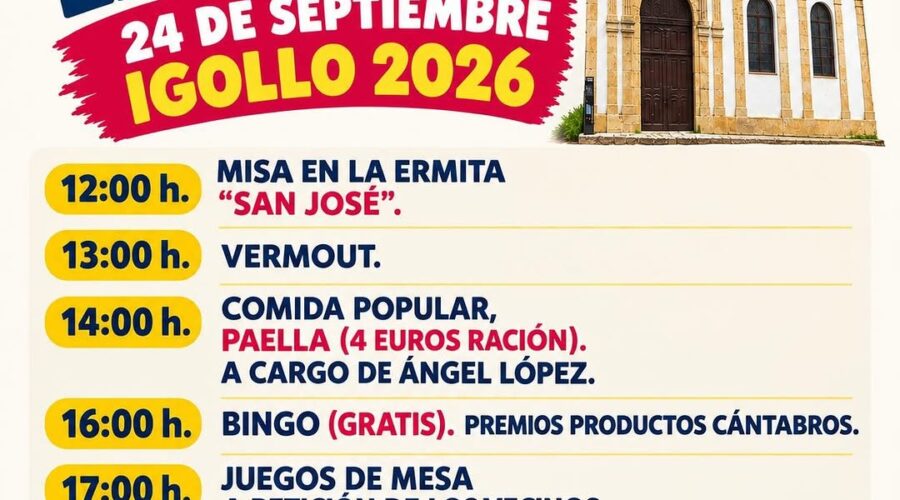 Fiestas de La Merced en Igollo de Camargo 2026