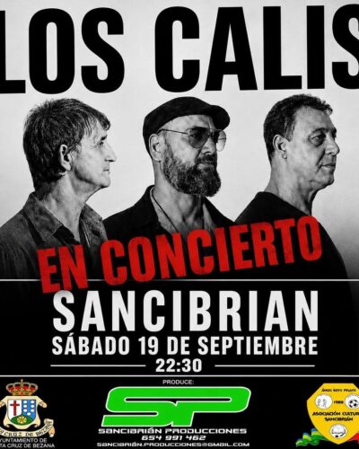 Concierto de Los Calis en Sancibrian