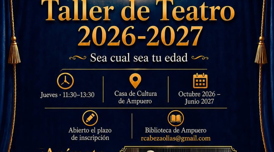 Taller de Teatro 2026-2027 en Casa de Cultura de Ampuero