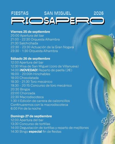 Fiestas San Miguel en Riosapero 2026