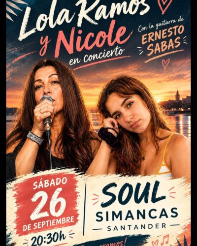 Lola Ramos y Nicole en directo en Soul Simancas, Santander