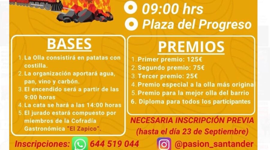 Concurso de Ollas Ferroviarias en Plaza del Progreso, Santander