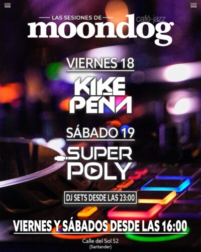 Las Sesiones de Café-Jazz Moondog en Santander, DJ sets