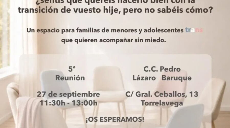 5a Reunión de familias trans — C.C. Pedro Lázaro Baruque