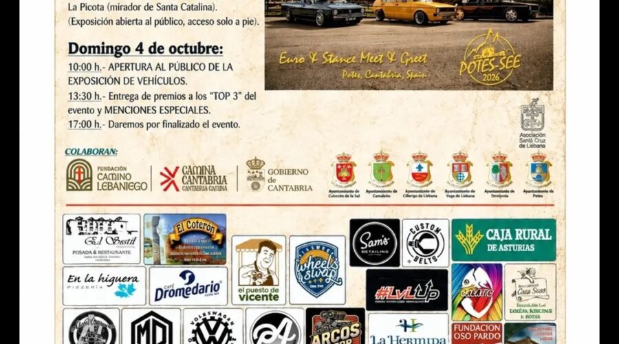 Exposición X Encuentro Potes-SEE 2026 en Ferial de la Serna