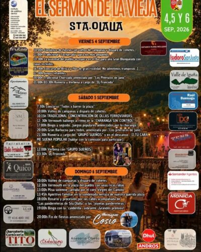 Fiestas El Sermón de la Vieja en Santa Olalla, Molledo