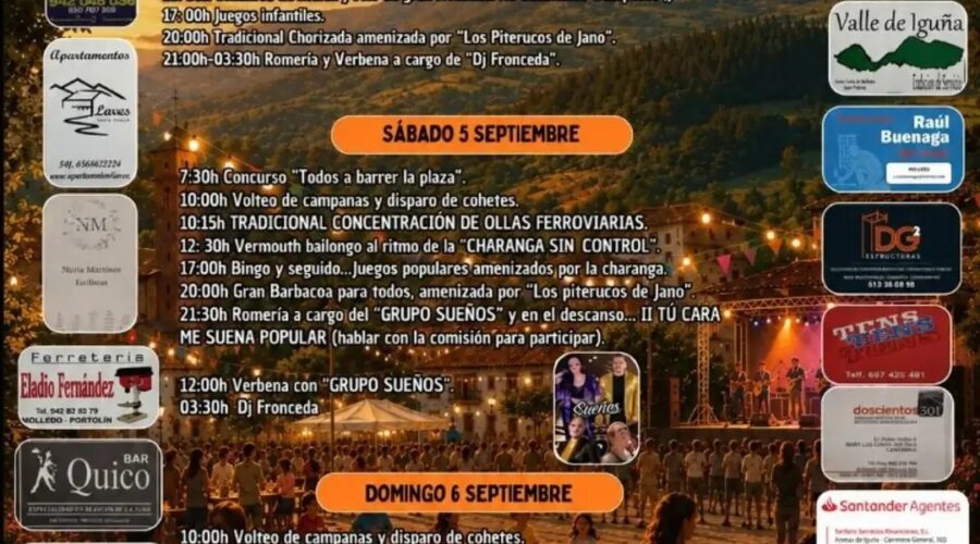 Fiestas El Sermón de la Vieja en Santa Olalla, Molledo