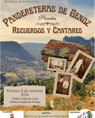 Pandereteras de Genoz en directo en Fundación Orense, Ramales