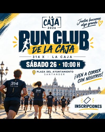 Run Club de La Caja en la Plaza del Ayuntamiento, Santander