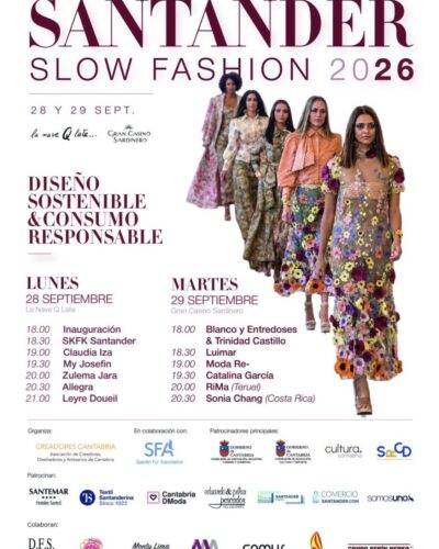 Slow Fashion 2026 en Santander, Cantabria, 28 y 29 septiembre