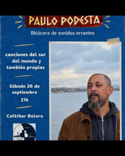 Concierto de Paulo Podesta en Café Bar Bolero, Santander