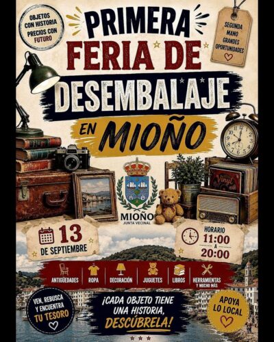 Primera Feria de Desembalaje en Junta Vecinal Mioño 2026