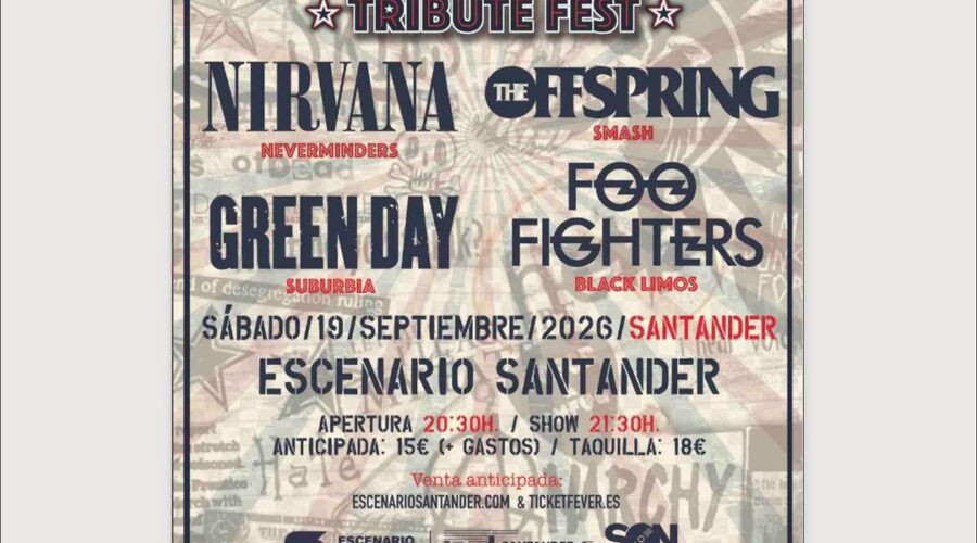 American Rock Punk Tribute Fest en Santander, 19 sept