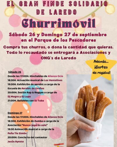 Gran Finde Solidario Churrimóvil en Laredo, Cantabria 2026