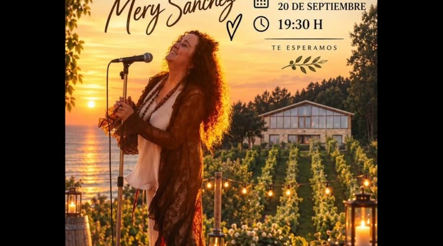 Concierto de Mery Sánchez en la Bodega Bahía de Santander