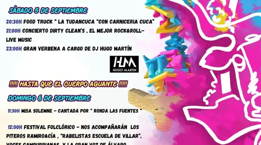 Fiestas Abiada 2026: Chupinazo, Rock y Folclore en Abiada