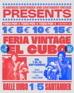 Feria Vintage El Cubo en Santander, septiembre 2026