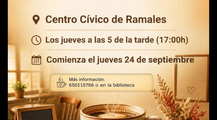 Café en inglés en el Centro Cívico de Ramales de la Victoria