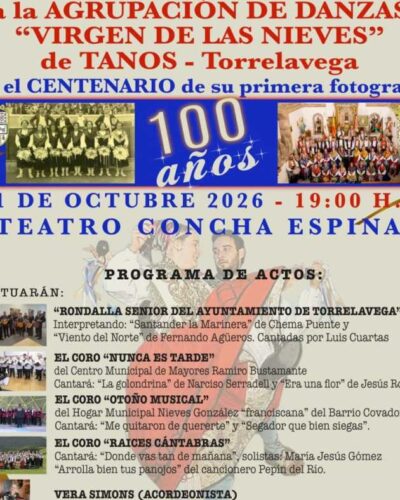 Homenaje a las Danzas Virgen de las Nieves en Torrelavega