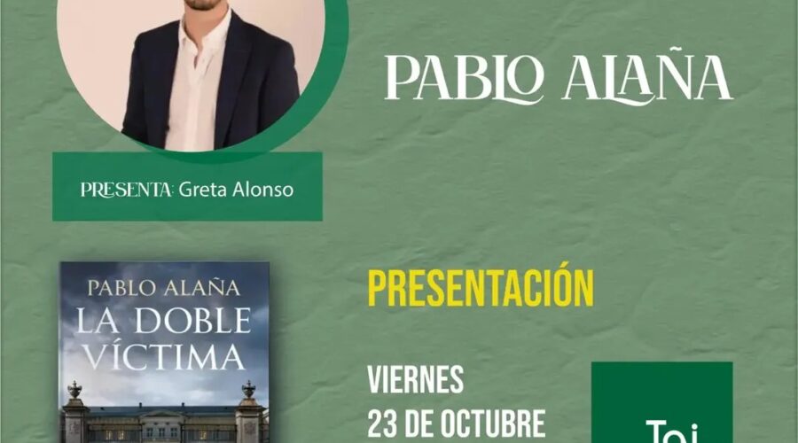 Presentación de ‘La Doble Víctima’ en Librería Taiga, Torrelavega