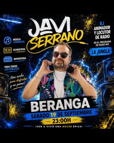 Fiesta con Javi Serrano en Beranga, Cantabria