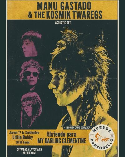 Manu Gastado & The Kosmik Twaregs en directo en Little Bobby