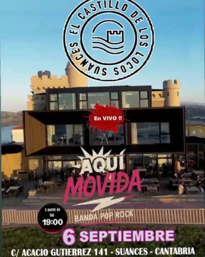 Concierto de AQUÍ MOVIDA en El Castillo de los Locos