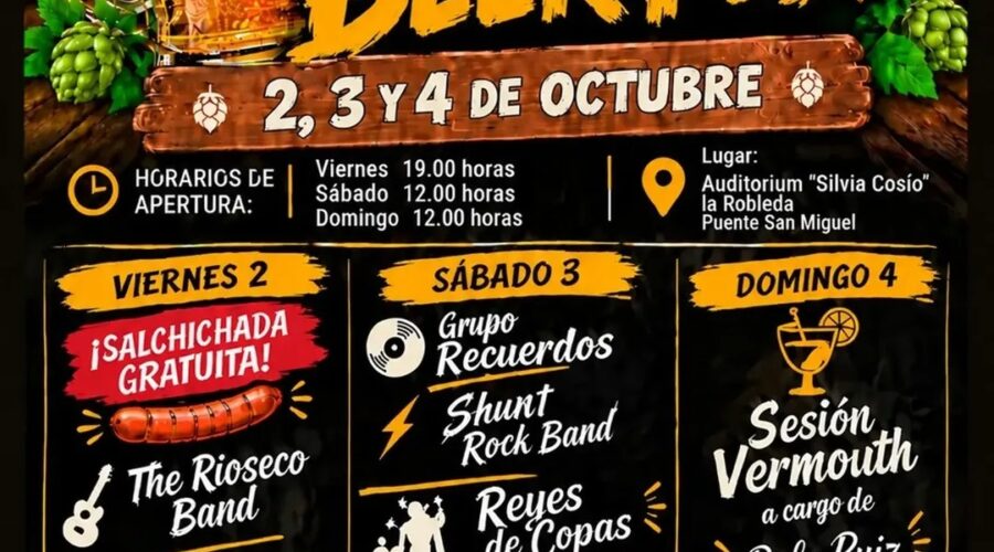 Reocín and Beer Fest 2026 en el Auditorio Silvia Cosío